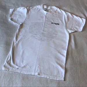 Columbia PFG Tee Size Medium White